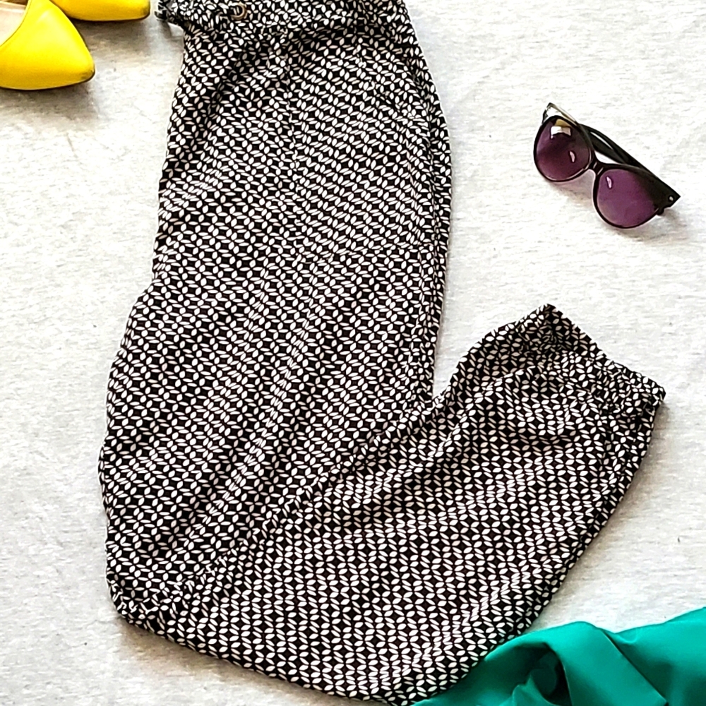 Capsule Black and White Print Pants